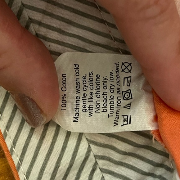 J Crew Chino Broken In 3 in Inseam Shorts Pink Coral pink orange Size 0 - Picture 5 of 7